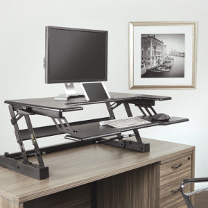 SDVOSB Sit and Stand Desk Riser 36" Solomon Design Solutions LLC